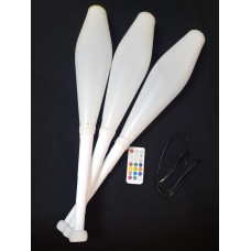 Trío clavas de luz led recargables 